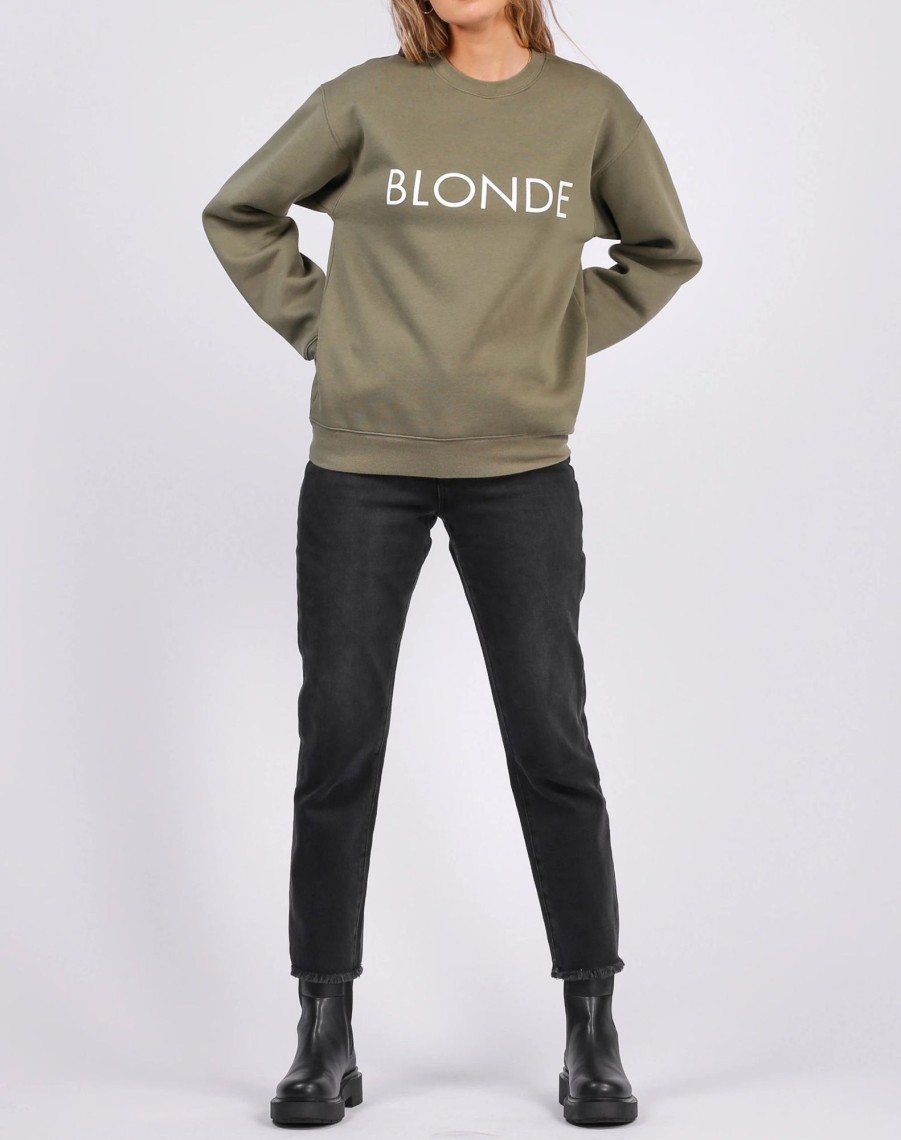 Ladies Brunette the Label | Brunette The Label - Classic Crew - "Brunette" | Black