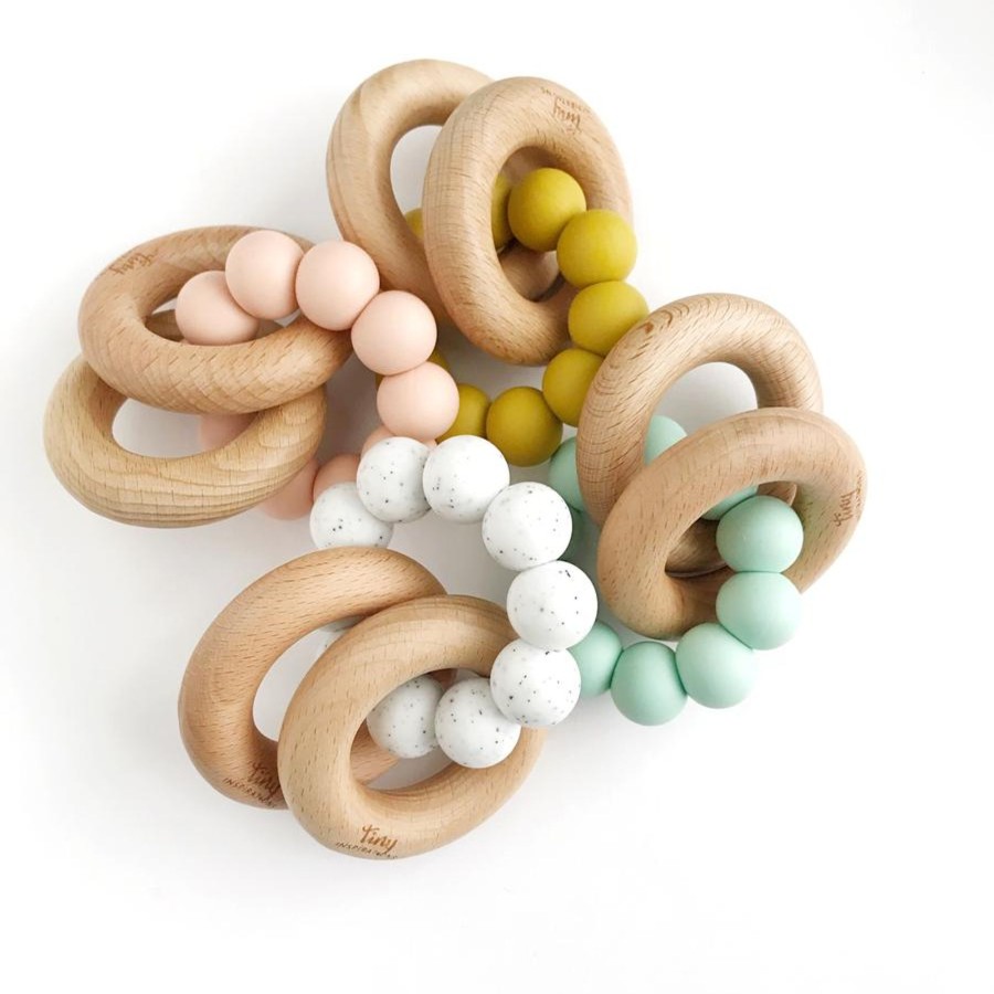 Goods Tiny Inspirations | Tiny Inspirations - Rattle Teether - Classic