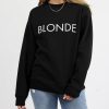 Ladies Brunette the Label | Brunette The Label - Classic Crew - "Brunette" | Black