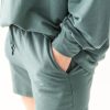 Ladies Tiny Button Apparel | High Rise Shorts - Ladies