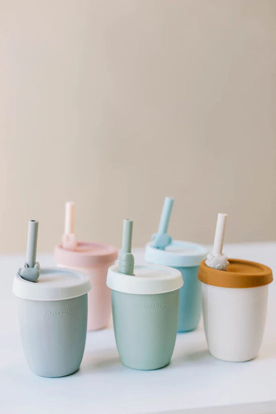 Goods Loulou Lollipop | Silicone Cup With Straw - Born To Be Wild