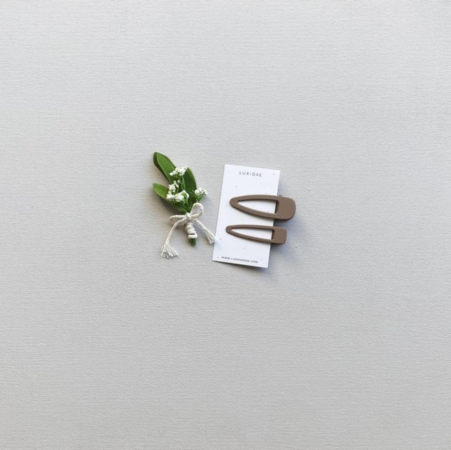 Mini Lux and Dae | Lux & Dae - Alligator Clip - Matte Metal Set