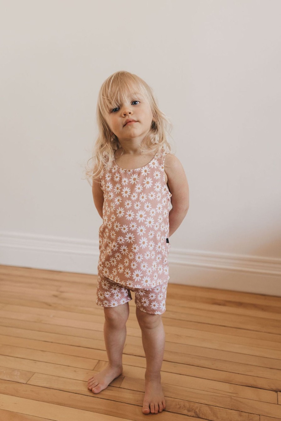 Mini Lou & Bear | Tank Top - Spring Bloom