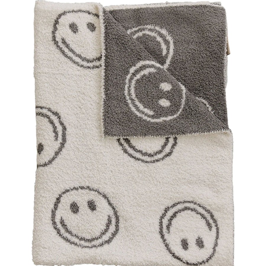 Mini Mebie Baby | Plush Blanket - Charcoal