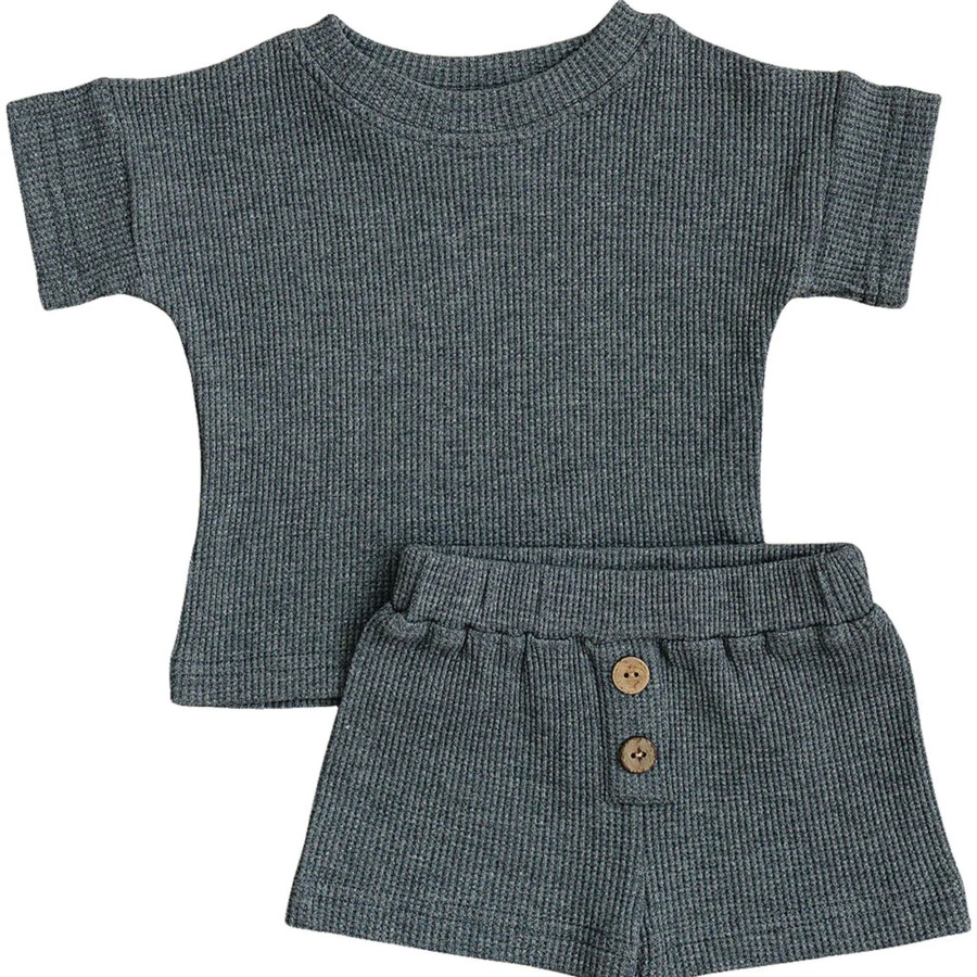 Mini Mebie Baby | Button Short Set