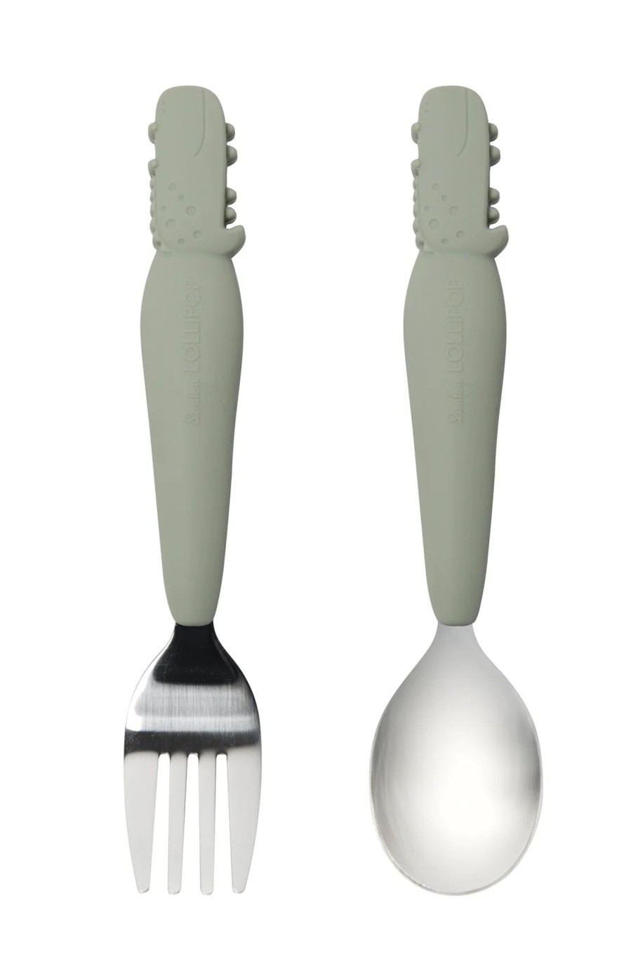 Mini Loulou Lollipop | Kids Spoon & Fork Set - Born To Be Wild