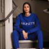 Ladies Brunette the Label | Classic Crew - "Brunette" | Capri Blue