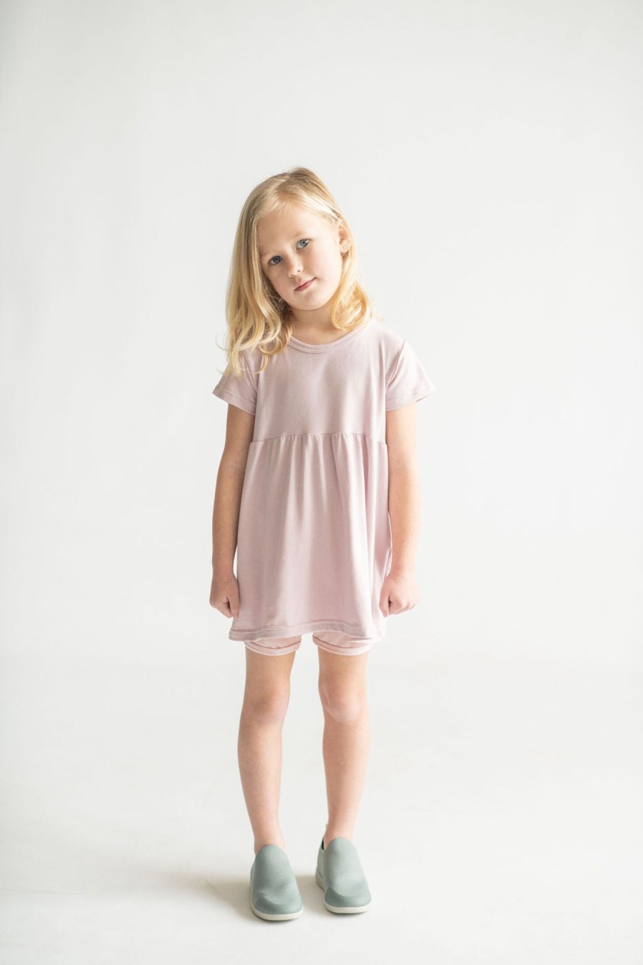 Mini Tiny Button Apparel | Twirl Top