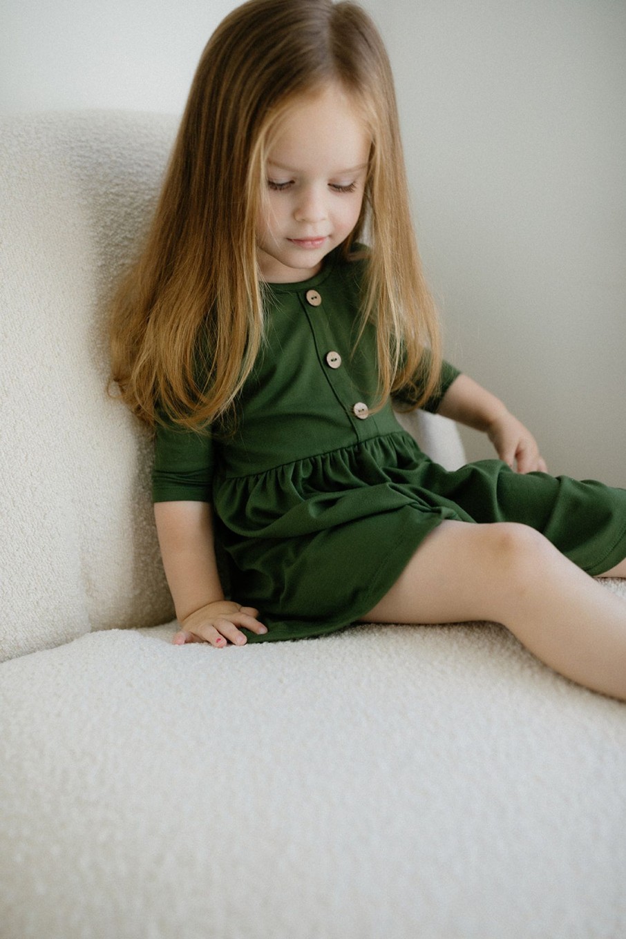 Mini Emmie Jo Clothing Co | 3/4 Sleeve Peplum Dress