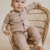 Mini Jax + Lennon | Ribbed Infant Lounge Suit