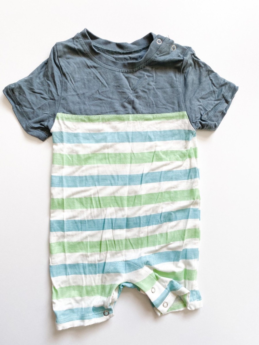 Pre-Loved MM Pre-Loved | Romper - Striped (6-12M)