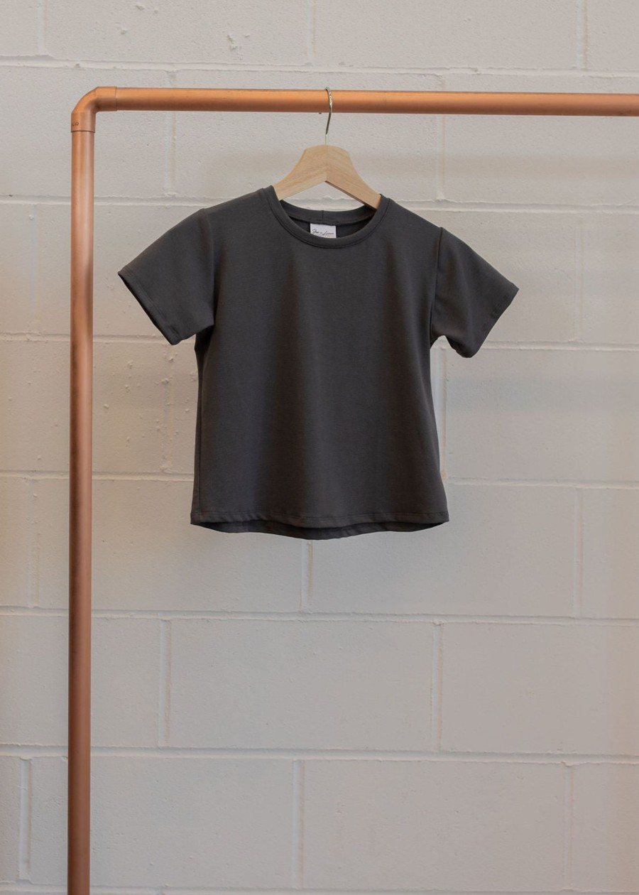 Mini Jax + Lennon | Cropped Tee - Youth