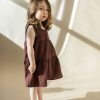 Mini Tiny Button Apparel | Layered Dress - Organic Cotton