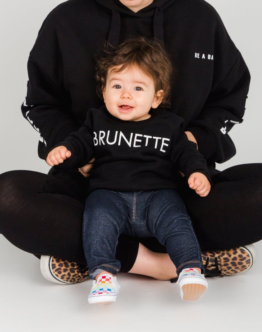 Mini Brunette the Label | Brunette The Label - Little Babes Crew - "Brunette" | Black