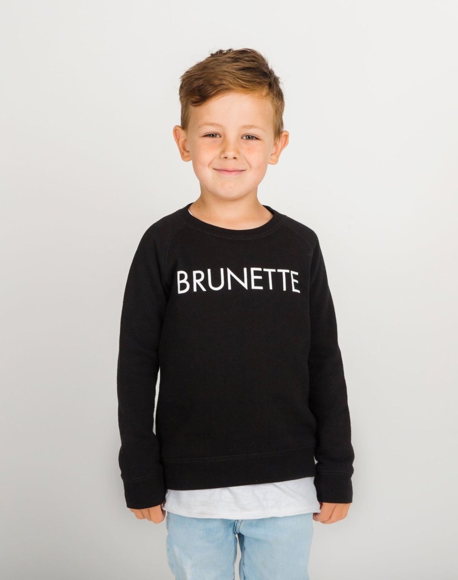 Mini Brunette the Label | Brunette The Label - Little Babes Crew - "Brunette" | Black