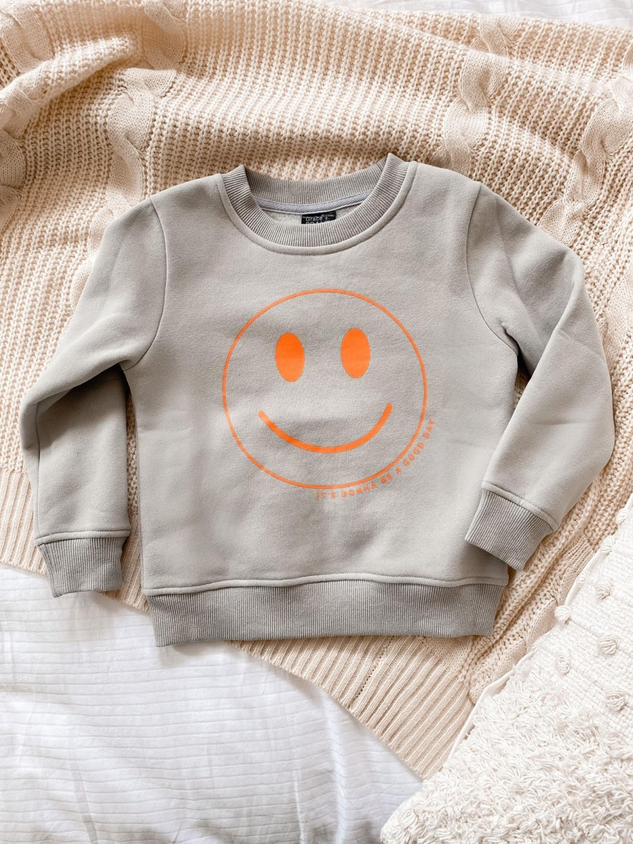 Mini Grace + Brave | Fleece Crewneck - Good Day