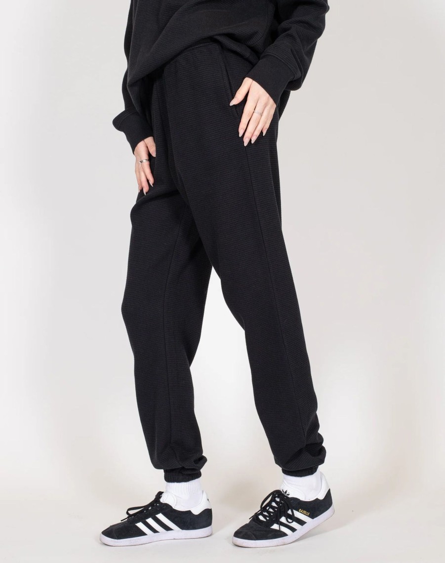 Ladies Brunette the Label | Best Friend Jogger - Waffle Knit