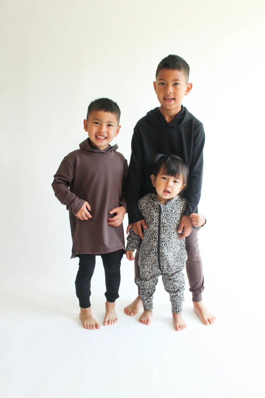 Mini Tiny Button Apparel | Hooded Pullover