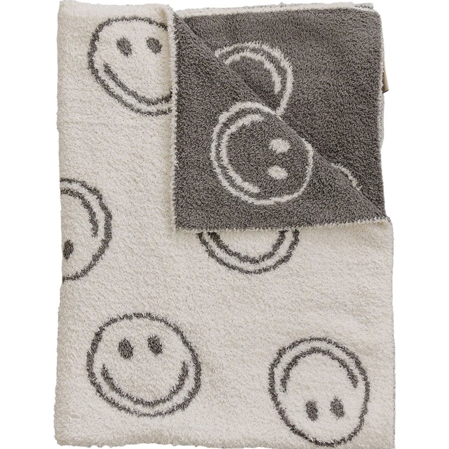 Mini Mebie Baby | Plush Blanket - Charcoal