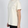 Ladies Brunette the Label | Oversized Boxy Tee - Protect Your Peace Almond Milk