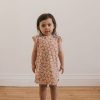 Mini Lou & Bear | Ruffle Sleeve Dress - Spring Bloom