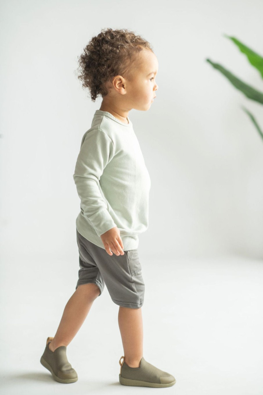 Mini Tiny Button Apparel | Harem Shorts