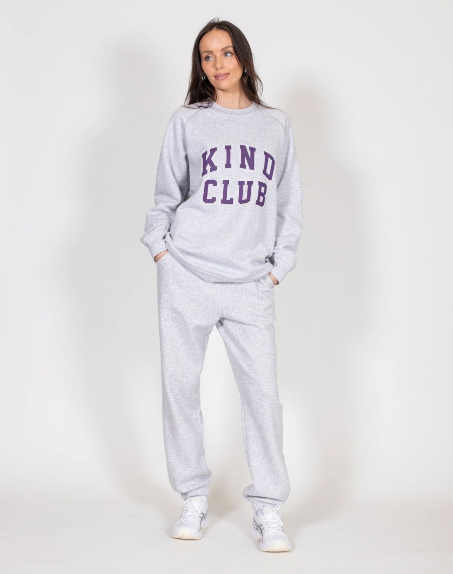 Ladies Brunette the Label | Big Sister Crew - "Kind Club" | Pebble Grey