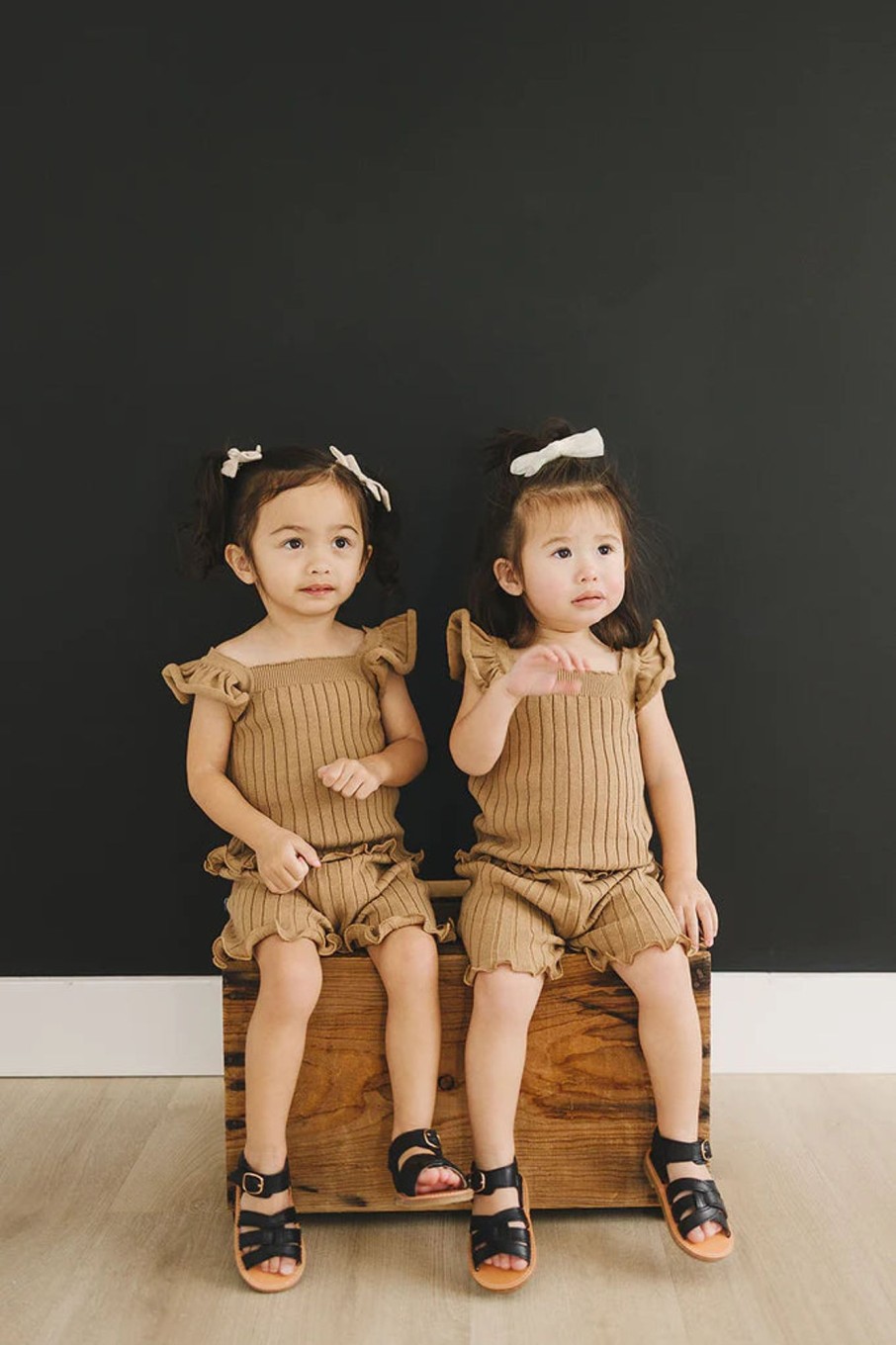 Mini Mebie Baby | Ribbed Knit Tank Set