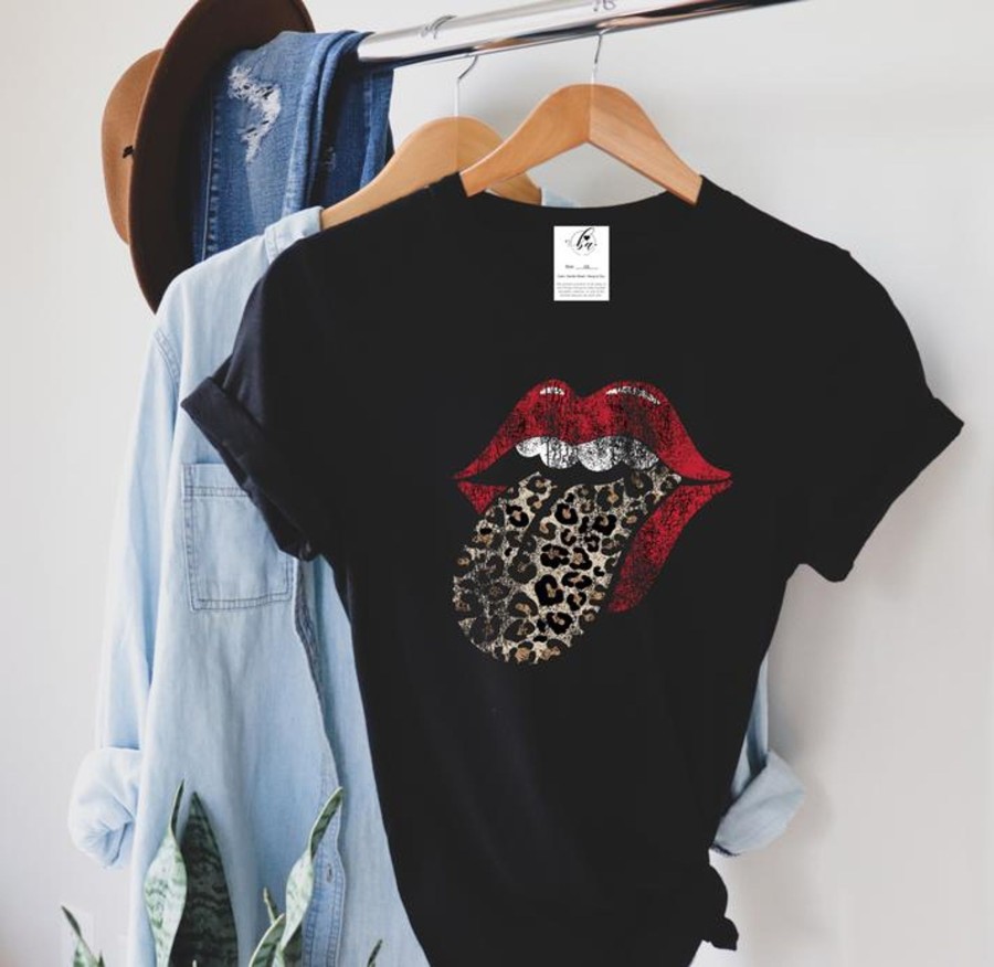 Ladies Blonde Ambition | Blonde Ambition - Boyfriend Tee - Leopard Tongue