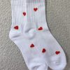 Ladies Brunette the Label | Sock - All Over Heart