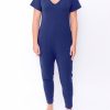 Ladies Smash + Tess | The Cozy Sunday Romper - Brilliant Blue