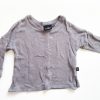 Pre-Loved MM Pre-Loved | Henley Ribbed - Grey (3-6M)