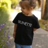 Mini Brunette the Label | Brunette The Label - Little Babes Crew - "Blonde" | Black