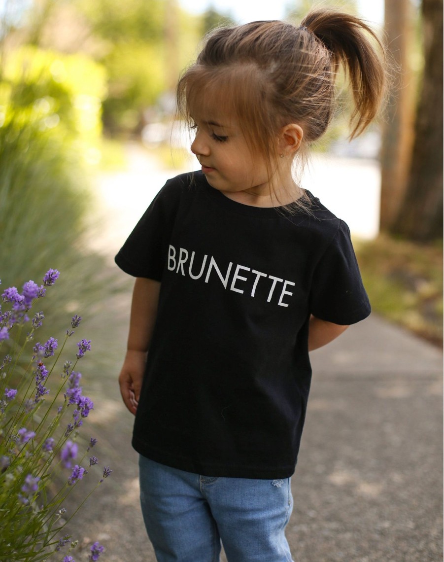 Mini Brunette the Label | Brunette The Label - Little Babes Crew - "Blonde" | Black