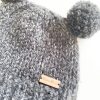 Pre-Loved MM Pre-Loved | Toque Knit - Grey + Black (12-24M)