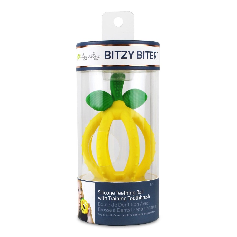 Goods Itzy Ritzy | Bitzy Biter - Teething Ball + Training Toothbrush