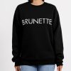 Ladies Brunette the Label | Brunette The Label - Classic Crew - "Brunette" | Black