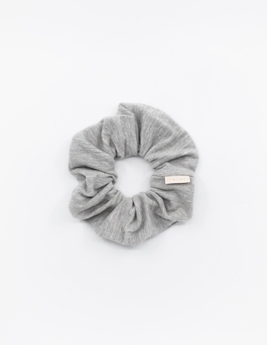 Ladies Zenchies | Zenchies - Scrunchie - Gray Skies