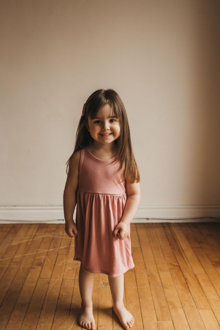 Mini Lou & Bear | Racer Back Twirl Dress