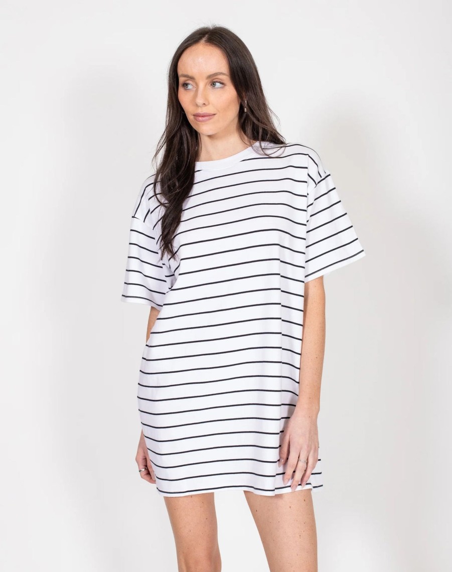 Ladies Brunette the Label | Oversized Boxy Tee Dress