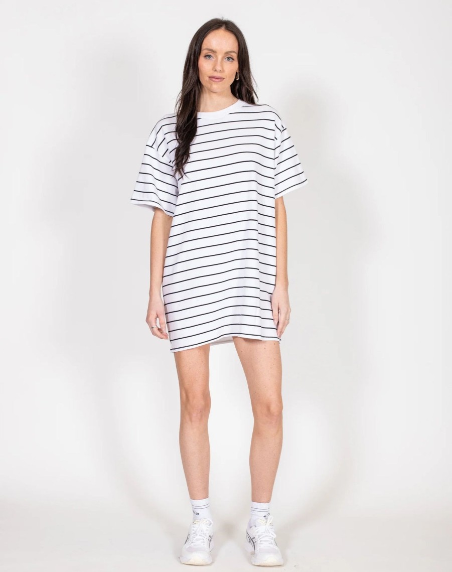 Ladies Brunette the Label | Oversized Boxy Tee Dress