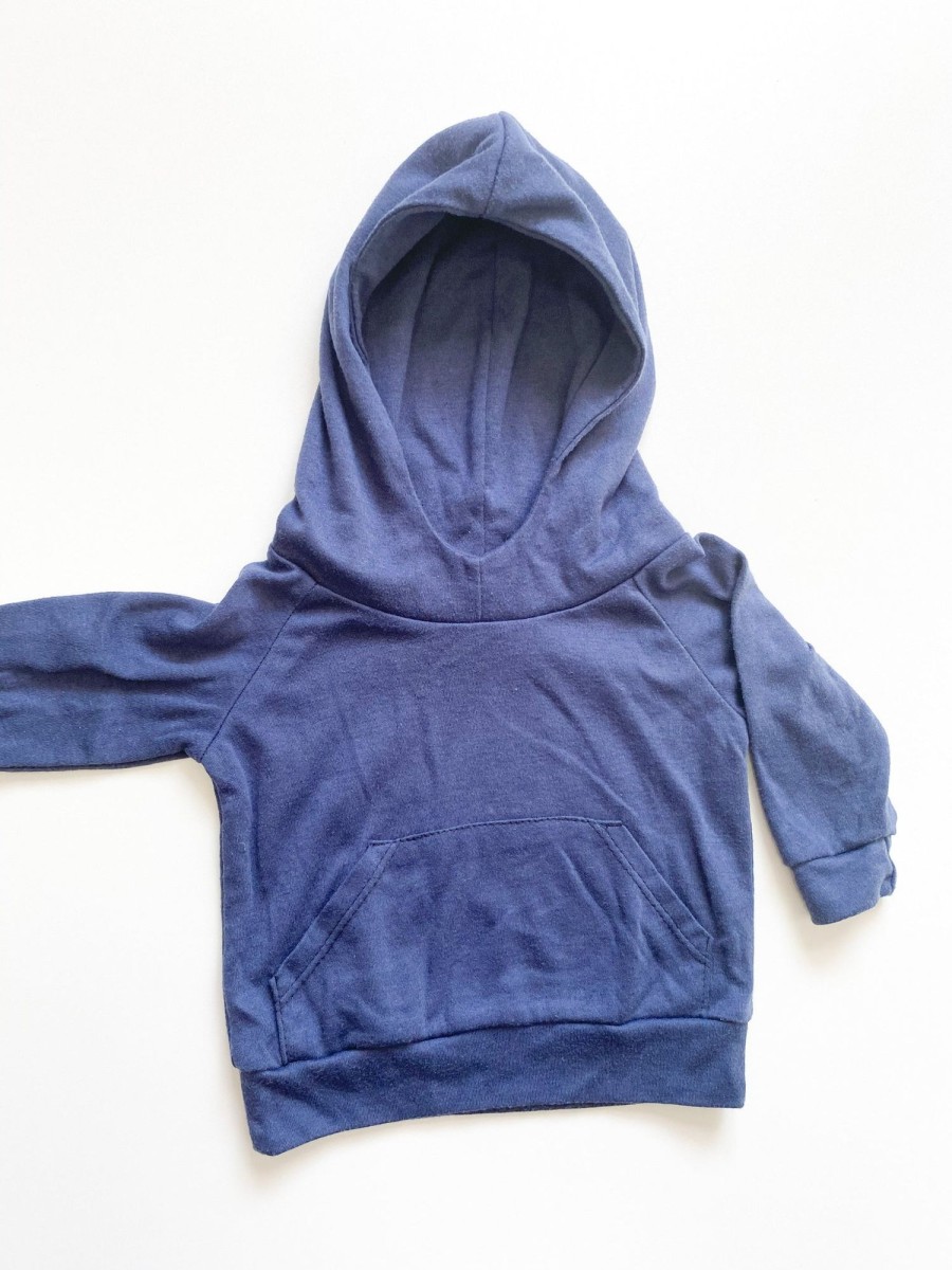 Pre-Loved MM Pre-Loved | Sweater Hooded - Navy (3-6M)