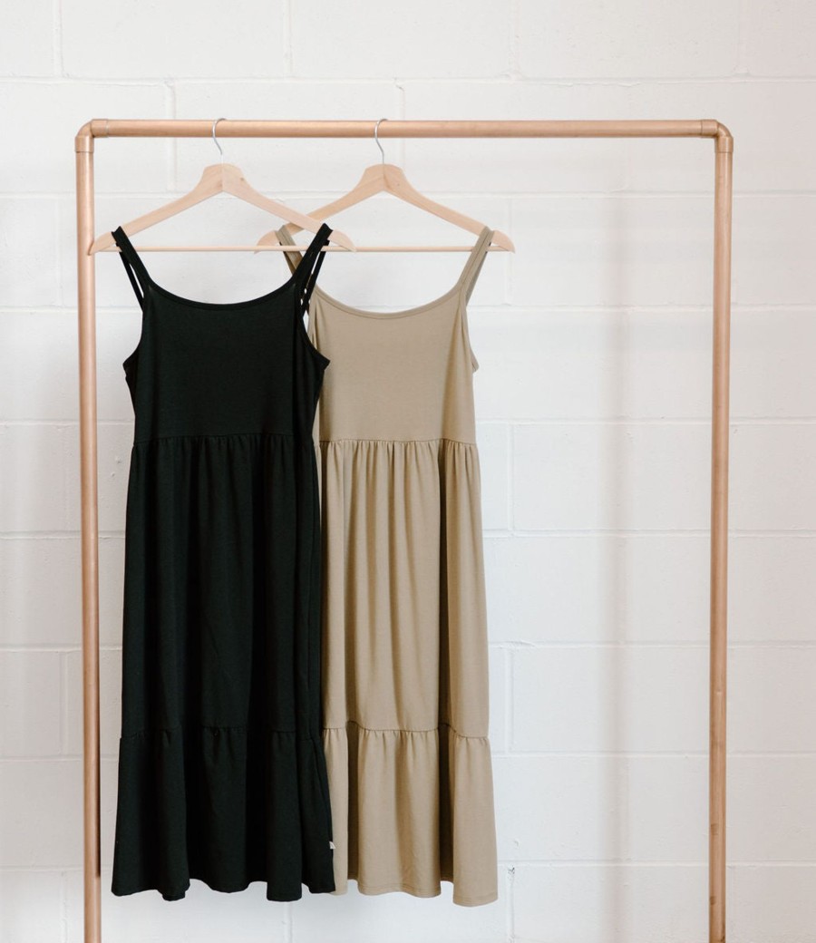 Ladies Jax + Lennon | Ladies Midi Dress Moss