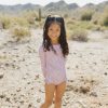 Mini Current Tyed | Ruffle Rashguard Suit The River