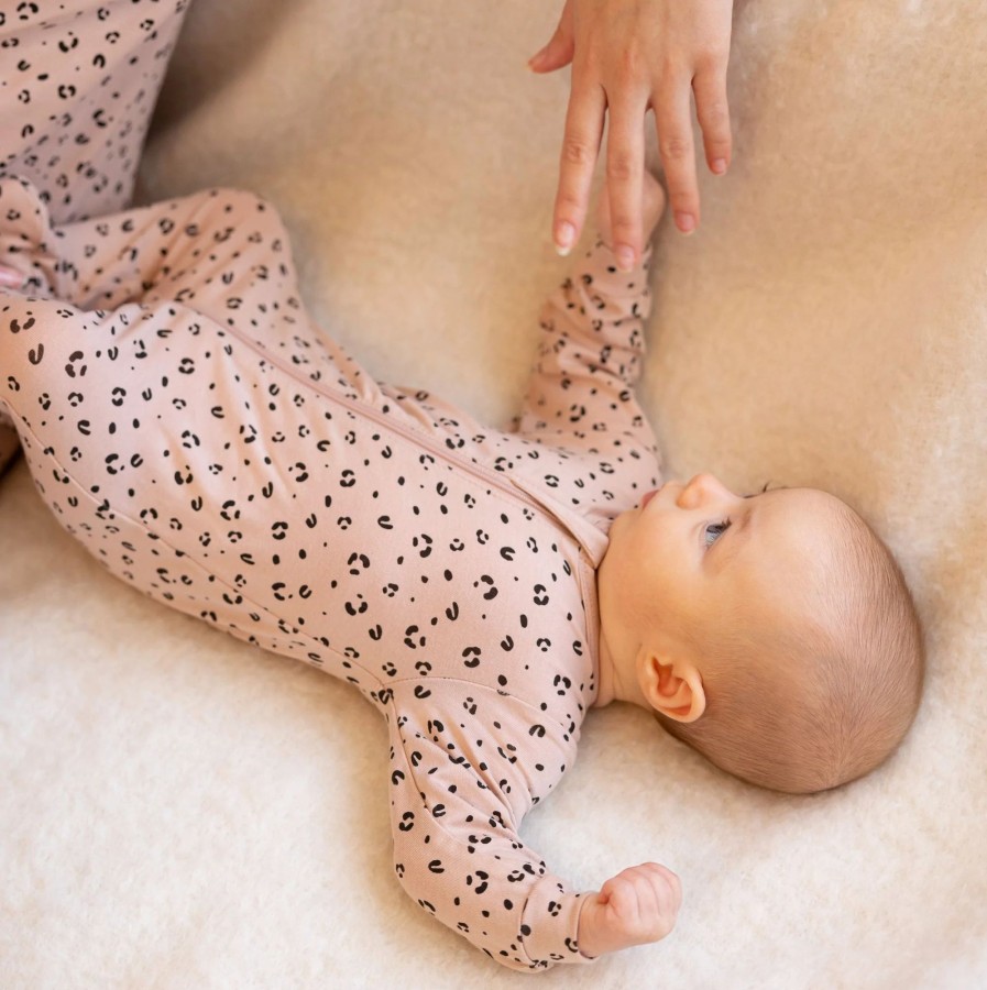 Mini Petit Lem | Sleeper - Maman Collection Leopard Print