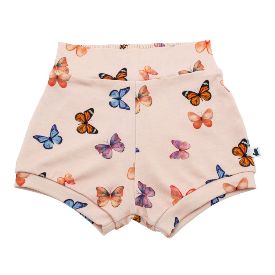 Mini Little & Lively | High Waisted Shorties Bronze Leopard