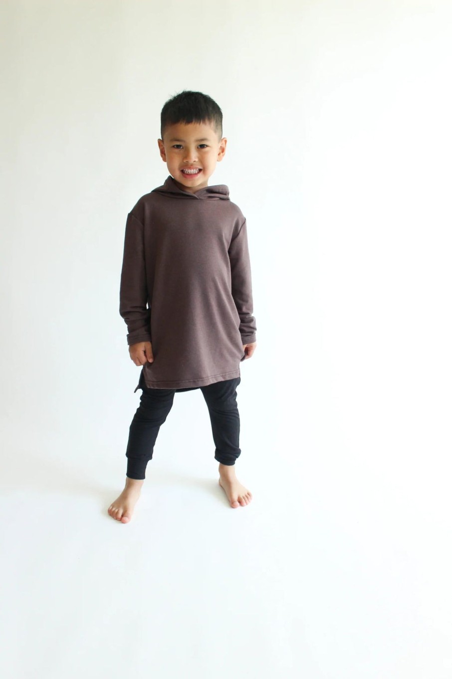 Mini Tiny Button Apparel | Hooded Pullover