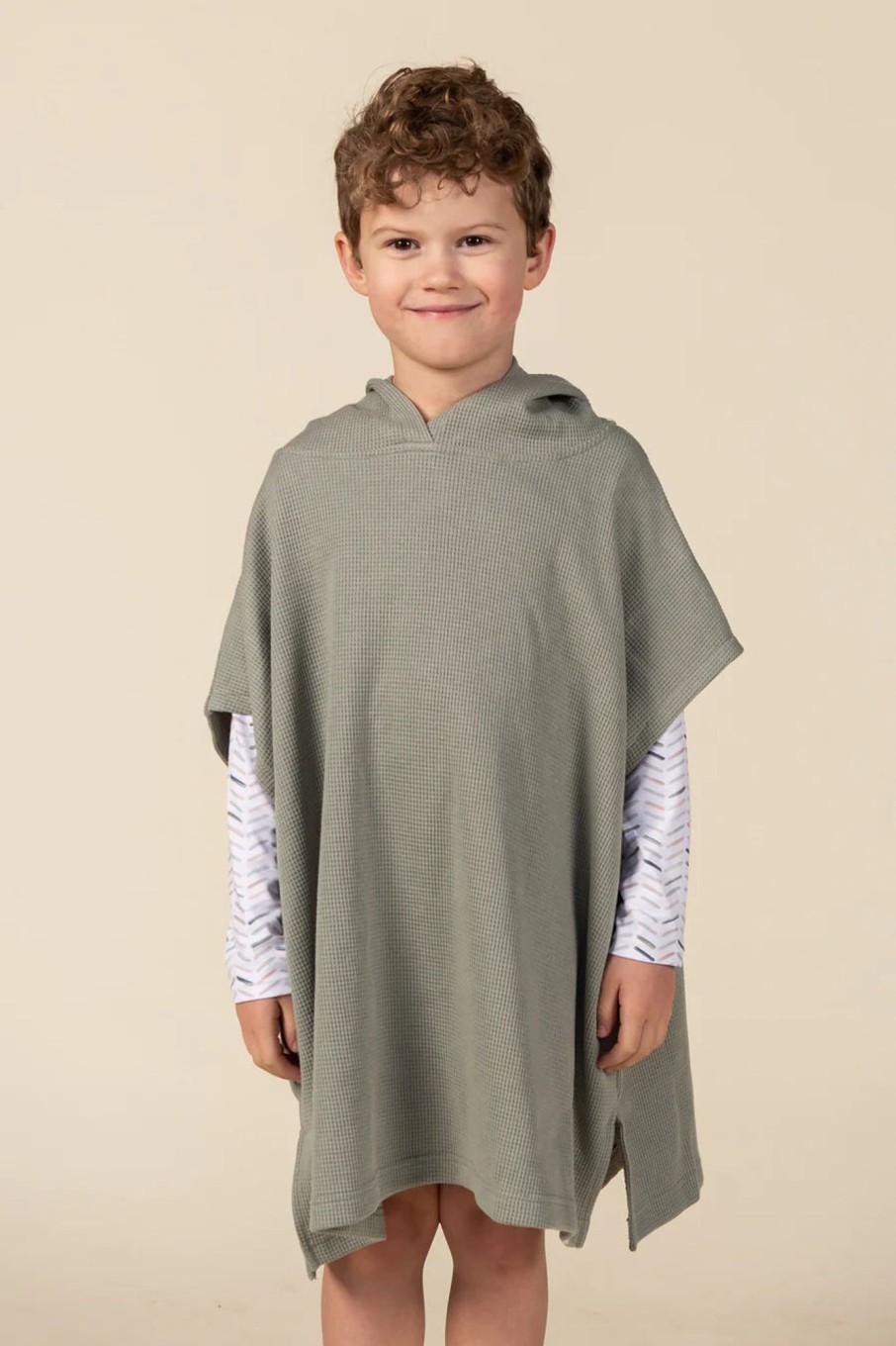 Mini Current Tyed | Waffle Beach Poncho