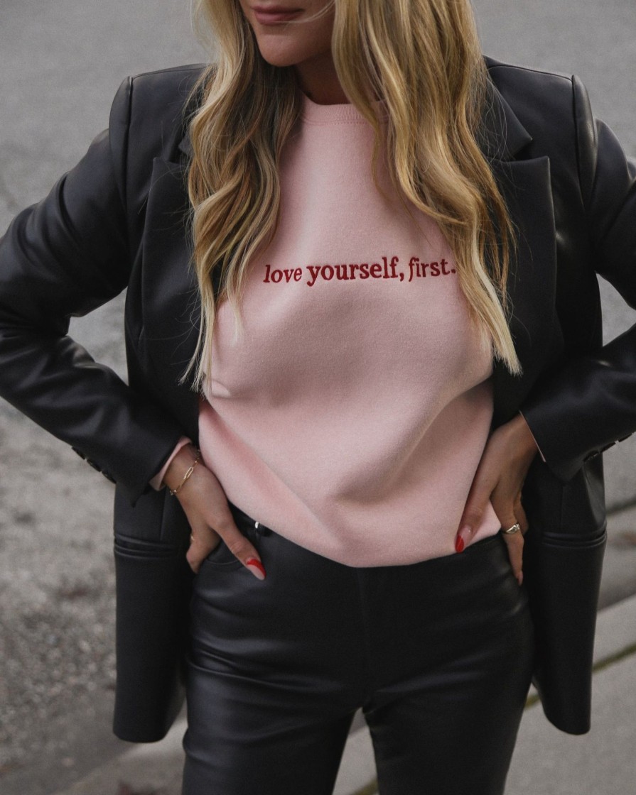 Ladies Brunette the Label | Brunette The Label - Crew - "All You Need Is Self Love"