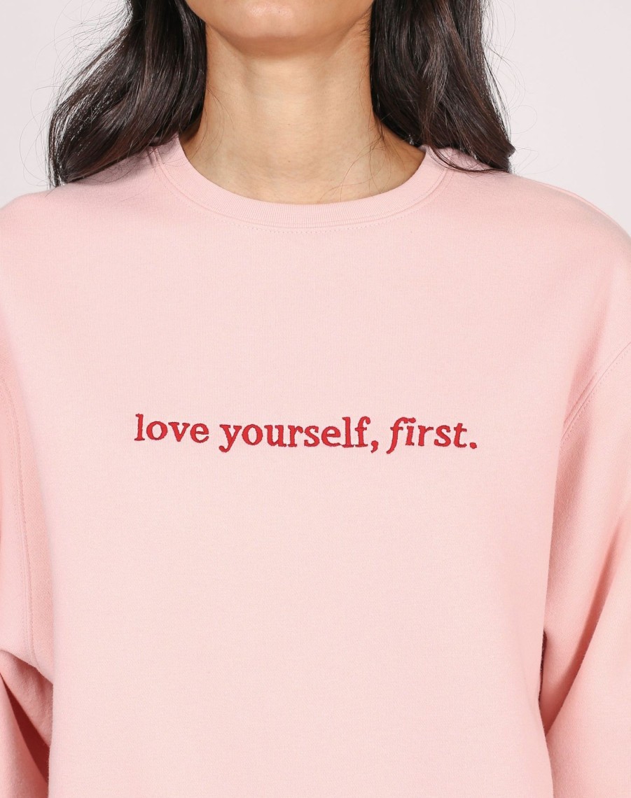 Ladies Brunette the Label | Brunette The Label - Crew - "All You Need Is Self Love"